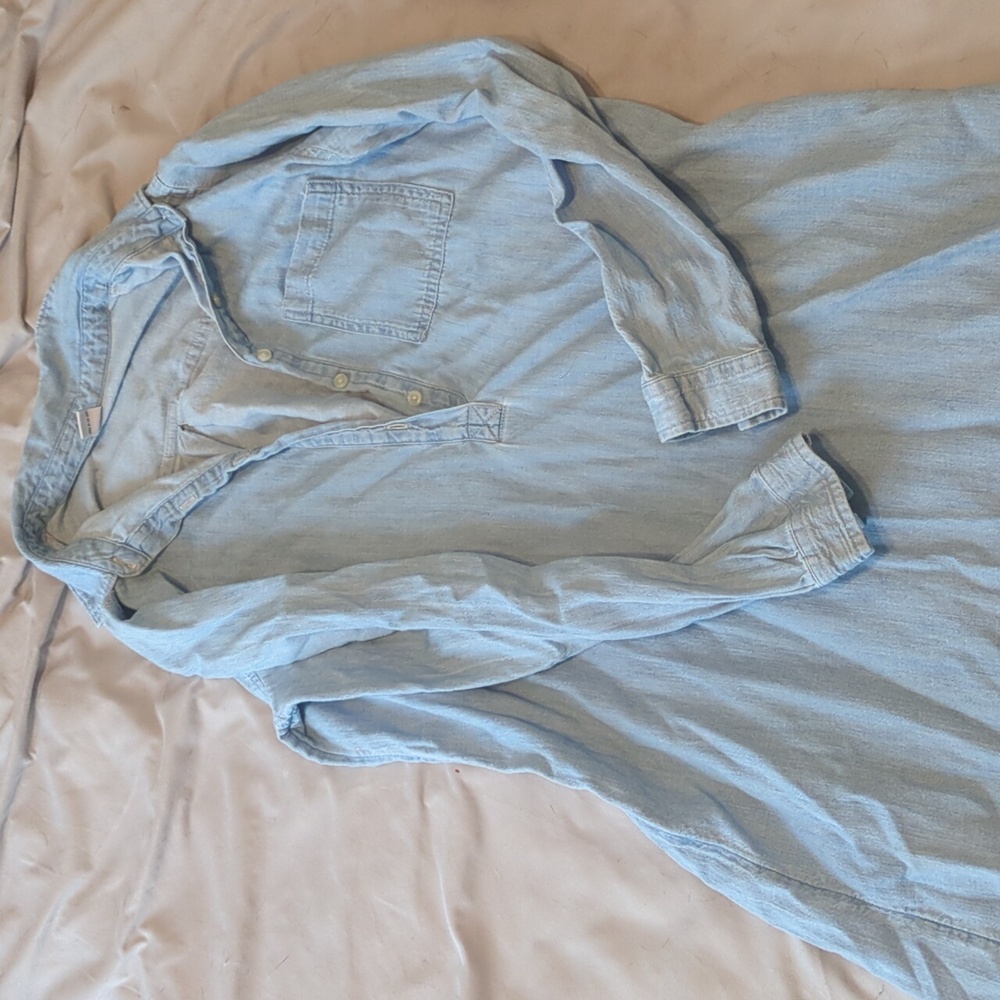 Old Navy Light Blue Denim Dress